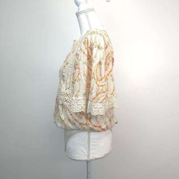 Intimately Free People Bali Tate Mixed Media Bodysuit in Cream Medium - Picture 7 of 14